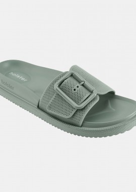 HOLSTER LAZE VEGAN-FRIENDLY COMFORT SLIDES ΠΡΑΣΙΝΟ