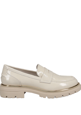 MIGATO - Εκρού chunky loafer