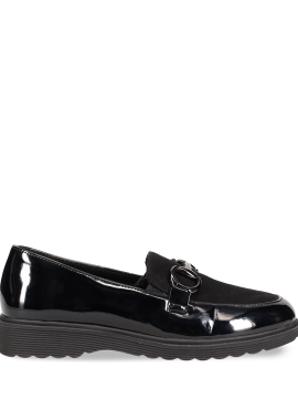 Μαύρο λουστρίνι loafer