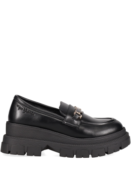 Μαύρο chunky loafer