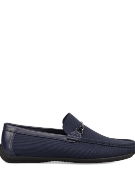 Μπλε ανδρικό loafer