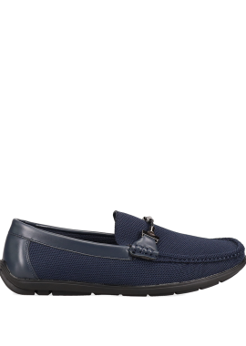 Μπλε ανδρικό loafer