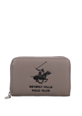 BEVERLY HILLS POLO CLUB - Γκρι πορτοφόλι