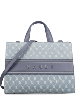 GAUDI - Μπλε denim τσάντα χειρός