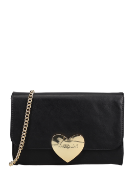 LOVE TO LOVE by GAI MATTIOLO - Μαύρo clutch τσαντάκι