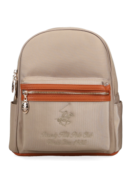 BEVERLY HILLS POLO CLUB - Μπεζ backpack