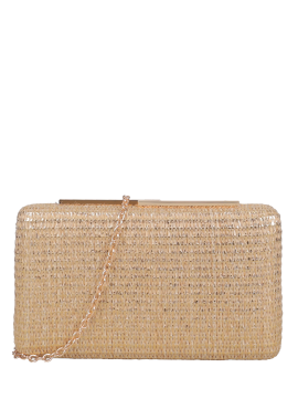 Μπεζ clutch τσαντάκι