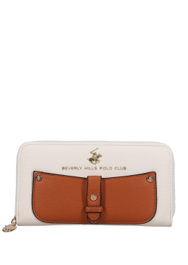 BEVERLY HILLS POLO CLUB - Λευκό πορτοφόλι
