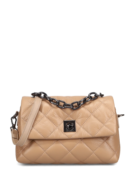 MIGATO - Καμηλό καπιτονέ crossbody τσάντα