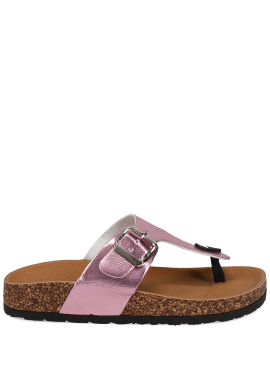 Ροζ σανδάλι footbed