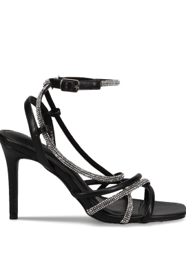 Μαύρο multistrap πέδιλο