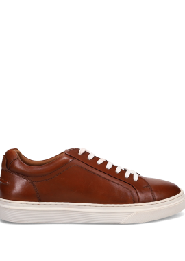 Ανδρικό ταμπά δερμάτινο sneaker