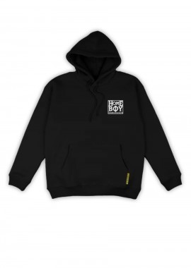 HOMEBOY Φούτερ με Κουκούλα OLD SCHOOL Hood - Μαύρο-01SW3050-BLACK