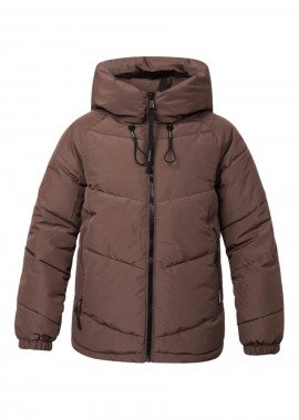 KHUJO Μπουφάν Γυναικείο ESILA4 - Καφέ-1156JK233