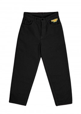 HOMEBOY Παντελόνια x-tra BAGGY Cord - ΜΑΥΡΟ-01PA0301-BLACK