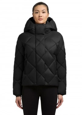 KHUJO Μπουφάν LILIAN - BLACK-1190JK253-BLACK