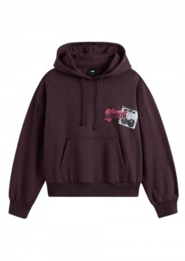 VANS Γυναικείο Φούτερ με Κουκούλα CHERRYRISE RETRO - ΔΑΜΑΣΚΗΝΙ-VN000Q41EMS1