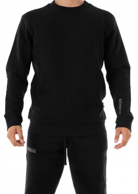 BEE UNUSUAL Φούτερ με λαιμόκοψη - Μαύρο-AT-232306-BLACK