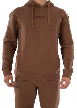 BEE UNUSUAL - BEE UNUSUAL Φούτερ με Κουκούλα - Καφέ-AT-232311-BROWN