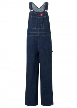 Dickies Γυναικεία Ολόσωμη Σαλοπέτα Loose Denim Bib W - Denim-DK0A88EC0DD1-DENIM