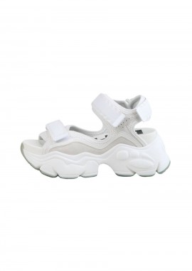 BUFFALO ΓΥΝΑΙΚΕΙΑ ΣΑΝΔΑΛΙΑ BINARY 0 - Λευκό-1602030-WHITE