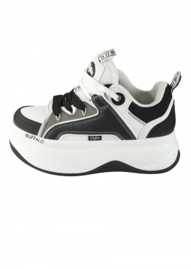 BUFFALO - BUFFALO Γυναικεία Sneakers ORCUS - ΜΑΥΡΟ/ΛΕΥΚΟ-1636127-BLACK