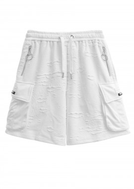 Mod Wave Movement - MOD WAVE MOVEMENT Unisex Βερμούδα TEXTURED MW082040495 - ΛΕΥΚΟ-MW082040495-WHITE