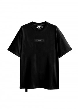 Mod Wave Movement - MOD WAVE MOVEMENT Oversized Unisex T-Shirt με Φτερά - Μαύρο -JT092030216-BLACK
