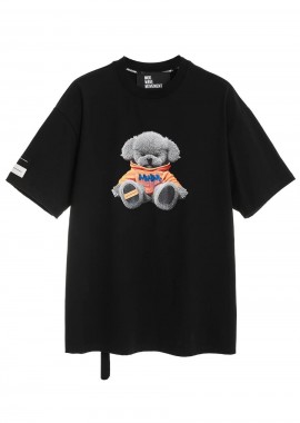 Mod Wave Movement - MOD WAVE MOVEMENT Unisex Regular T-Shirt - Μαύρο -MW092020460-BLACK