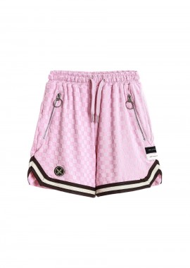 MOD WAVE MOVEMENT Unisex Βερμούδα Square Pattern - Ροζ-MW092040403-PINK