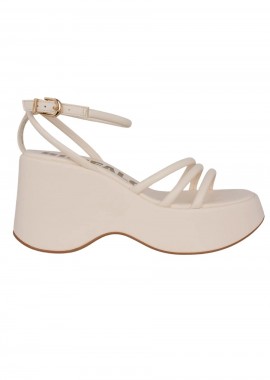 BUFFALO Σανδάλια JOY MSS SANDAL - ΑΣΠΡΟ-1602207-WHITE