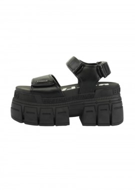 BUFFALO Σανδάλια - Πέδιλα GOSPHER SANDAL VELC - BLACK-1602310-BLACK