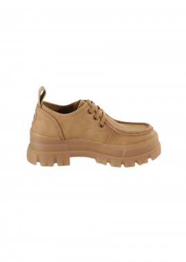 BUFFALO - BUFFALO loafers ΓΥΝΑΙΚΕΙΑ ASPHA WALLABY - Κάμελ-1622409-CAMEL
