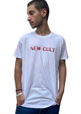 NEW CULT - NEW CULT T Shirts - Text me T-shirt - Λευκό-1004-WHITE