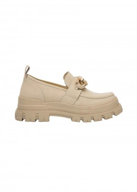 BUFFALO ASPHA LOAFER CHAIN - BEIGE-1622106-BEIGE