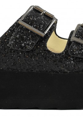 COLORS OF CALIFORNIA - COLORS OF CALIFORNIA Γόβες- Πλατφόρμες Bes in glitter with buckles - -HC.BES022