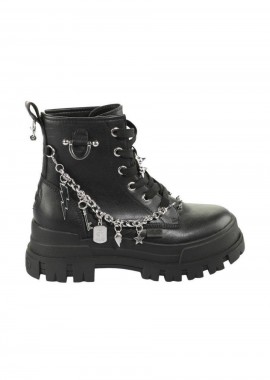 BUFFALO Γυναικεία Μποτάκια ASPHA RLD PUNK - Μαύρα-1622589-BLACK