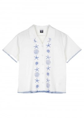 SANTA CRUZ Γυναικείο Πουκάμισο Reef SS - Λευκό -SCA-WST-0132-WHITE