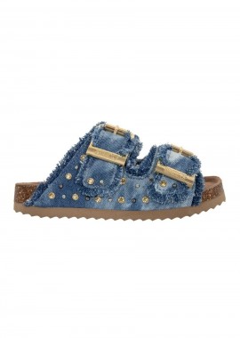 COLORS OF CALIFORNIA Σανδάλια - Πέδιλα DENIM SANDAL WITH STUDS - Denim-HC.2409N