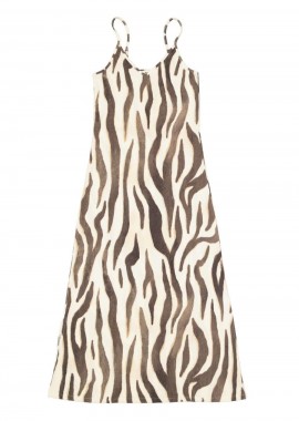 GARCIA - Garcia Γυναικείο Maxi Φόρεμα - Animal Print -Q260085