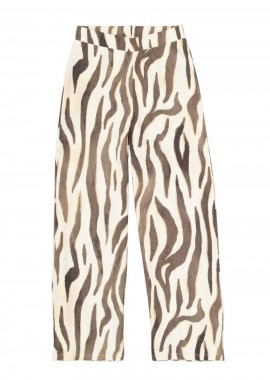 GARCIA - Garcia Γυναικείο Παντελόνι - Animal Print-Q260110