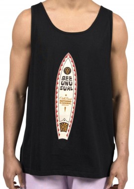 BEE UNUSUAL - BEE UNUSUAL Totem Αμάνικο Ανδρικό - Μαύρο -AT-260718-BLACK