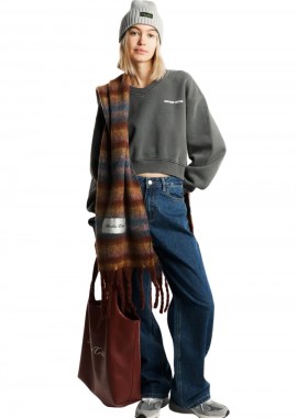 ANOTHER COTTON LAB Γυναικείο Always Late Washed Sweatshirt WMN - Γκρι-PD00008650-GREY