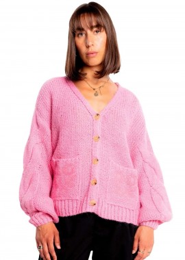 ANOTHER COTTON LAB Γυναικεία Ζακέτα Another WMN Cardigan - Ροζ-PD00013203-PINK