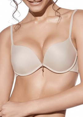 SELENE - Selene γυναικείο σουτιέν με push-up cups και διακοσμητική μεταλλική λεπτομέρεια