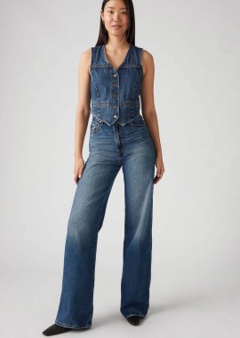 Levi's® γυναικείο τζιν παντελόνι ψηλόμεσο πεντάτσεπο Wide Leg 