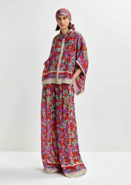 ESSENTIEL ANTWERP - Essentiel Antwerp γυναικείο παντελόνι με floral print