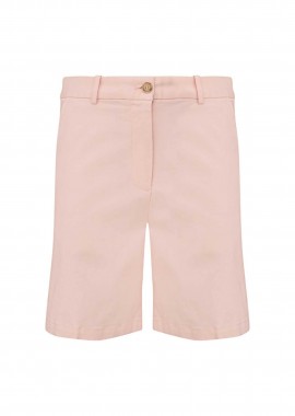 Gant γυναικεία βερμούδα chino Regular Fit - 4020130 Ροζ Ανοιχτό