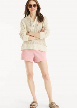 NAUTICA - Nautica γυναικείο σορτς Classic Fit - 45B700 Ροζ
