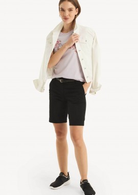 NAUTICA - Nautica γυναικεία βερμούδα chino Classic Fit - 45B702 Μαύρο